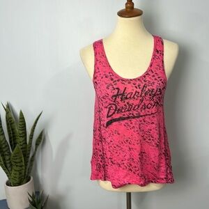 Harley-Davidson Pink Label Leopard Print Tank Top Size XS
